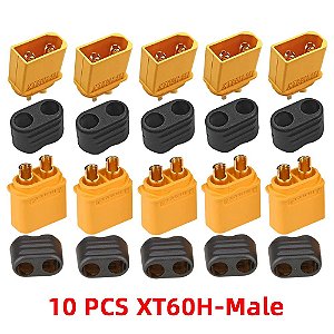 10 PCS Amass XT60 Conector Feminino Masculino Conectores XT60 Conectores XT60H Para RC Lipo Bateria Rc Drone Avião Acessórios Atacado