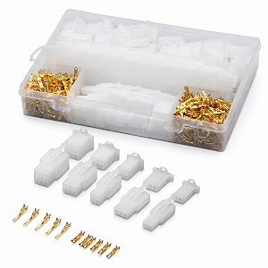 Kit Conectores Elétricos XH 2.54mm – 50 Peças (Macho + Fêmea)