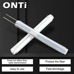 Fibra Óptica Fusão Proteção Splice mangas, Heat Shrink Tube, Óptico Hot Melt Tube, High Shrink Ratio Cable Protective, 60mm