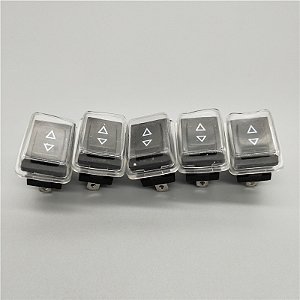 Interruptor de alimentação de seta, KCD1, 15*21mm, 3Pin, 10A, 125V, auto-reset, botão momentâneo, 5pcs