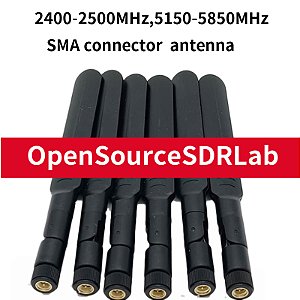 Antena sma de 2400mhz-2500mhz 5150mhz-5850mhz, antena para hackrf one