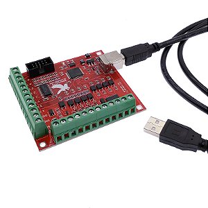 CNC USB MACH3 movimento controlador placa motorista, 4 eixo interface driver, 100Khz