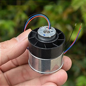Brushless trifásico Brushless Motor Fan, alto volume de ar, Micro duto, rolamen