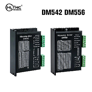 Motor Digital Stepper Motor Fit Driver 2-Phase Nema 17 Nema23 Motor para Impressora 3D CNC, HLTNC 20-50VDC 4.2A, DM542 DC 20-50V 5.6A DM556