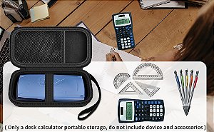 Caso apenas compatível com calculadora científica Texas Instruments TI-30XIIS