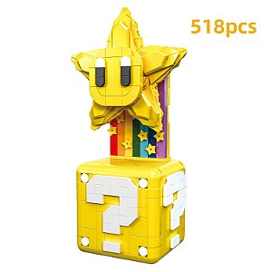 Estrela MOC – Blocos de Montar Técnicos, Modelo Criativo DIY, Brinquedo Desafiador para Crianças e Adultos, Presente de Aniversário