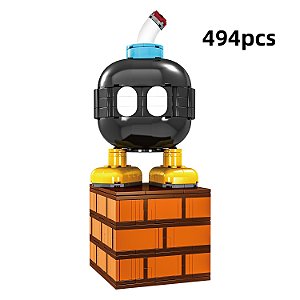 Bombman MOC – Blocos de Montar Criativos, Modelo Técnico DIY, Brinquedo Desafiador para Crianças e Adultos