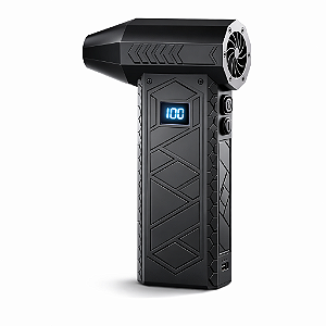 Mini Turbo Jet Fan BL02 180000RPM 10000mAh Recarregável Tipo-C