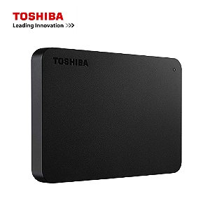 HD Externo Toshiba Canvio Basics – 500GB/1TB/2TB/4TB, Portátil, USB 3.0, Preto