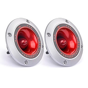 Aiyima Tweeters Piezoelétricos 4" – Kit com 2 Peças, 100W, Alto-Falantes de Agudos em Cerâmica para Áudio HiFi e Som de Palco