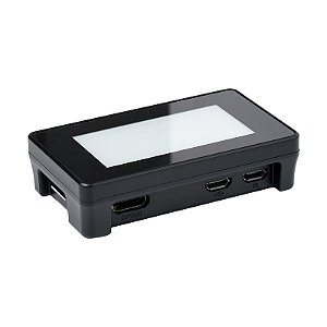 Tela Sensível ao Toque SPI de 2,13" com Módulo de E-Paper – Kit Inicial para Raspberry Pi Zero 2 W/WH, 250x122 com Caixa ABS