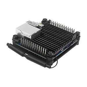 Case de Alumínio com Dissipador Passivo para Orange Pi Zero 3 – Refrigeração em Metal com Almofada de Silicone – Compatível com 1GB, 2GB e 4GB