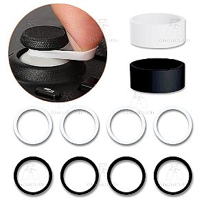 Kit 10x Anéis de Silicone p/ Joystick – Protetor de Polegar p/ PS5, PS4, Switch Pro, Xbox, Steam Deck, ROG Ally
