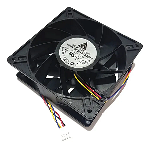 Cooler Qfr1212ghe 12v 120x120x38 6000rpm 4 Fios Para Bitcoin