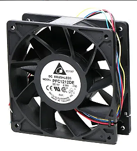 Cooler Pfc1212de 12v 3.24a 120x120x38mm 12cm 4 Fios