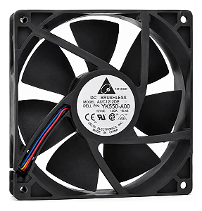Cooler Delta Auc1212de 12v 1a 120mm 4 Fios Original Nf