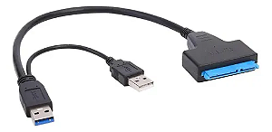 Usb Sata 3 Cabo Adaptador Sata Para Usb 3.0 Envio Com Nf