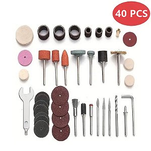 Kit de Acessórios para Mini Retífica Dremel – 147 ou 262 Peças, Polimento, Corte, Lixa e Gravação