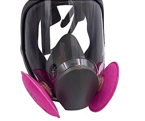 Máscara de Gás Facial Completa 6800 | Anti-nevoeiro, Poeira, Formaldeído - Proteção Industrial