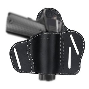 Coldre Tático Universal para Pistolas – Uso Ambidestro para Airsoft, Paintball, Caça e Cinto Tático