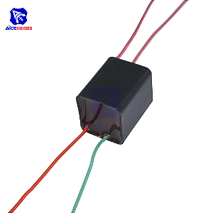 Gerador de Alta Tensão 20kV 1,5A – Módulo de Impulso para Ignição DC 3.6-6V
