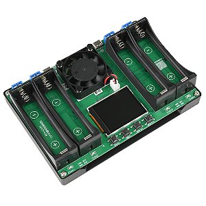 Módulo Testador de Bateria 18650 | 4 Canais Digitais com Interface Tipo-C – Medidor de Capacidade