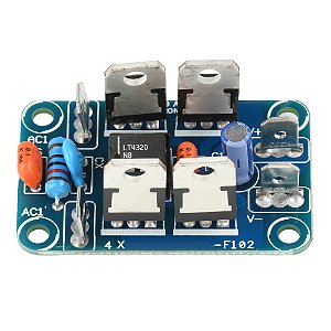 Módulo Ponte Retificadora de Diodo Ideal AC 7-40V LT4320 | Amplificador Classe A p/ JLH 1969