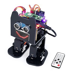 Robô Bípede Freenove p/ Raspberry Pi Pico c/ App e RGB