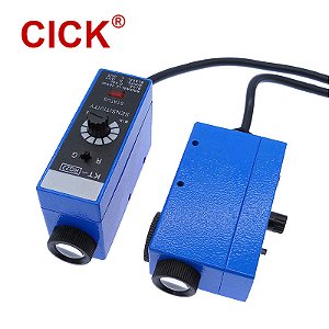 Sensor de Código de Cor KT-RG22/BG22/WG22 com Ajuste Fino e Detecção de Marcas – Fotoelétrico 10mm