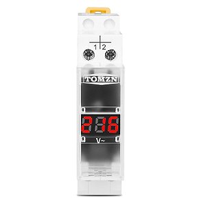 O ChatGPT disse: Voltímetro Digital TOMZN 40–500V AC Monofásico para Trilho DIN com Display LED 110V/230V