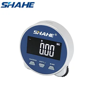 Fita Métrica Eletrônica Shahe com Display LCD, Recarregável via USB Tipo-C, para Medições Planas e Curvas