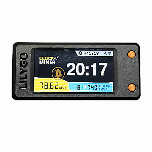 Display LCD com shell para bitcoin, bitcoin mineiro v2.0, t-display-s3, btc, bit