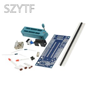 Kit DIY de Placa de Desenvolvimento AVR – Compatível com ATmega8, ATmega48 e ATmega88