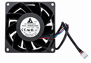 Cooler Fan Delta FFB0812SHE 12V 80x80x38mm 3 Fios