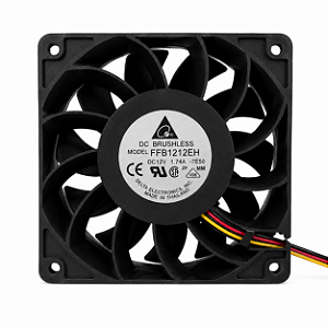Cooler Delta FFB1212EH 120x120x38mm 12V 1.74A 3 Fios C NF