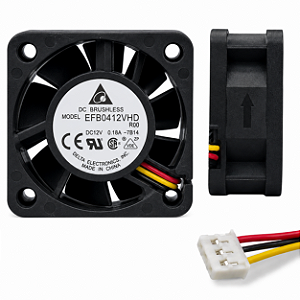 Cooler Fan Delta EFB0412VHD-R00 12V 40x40x20mm 3 Fios