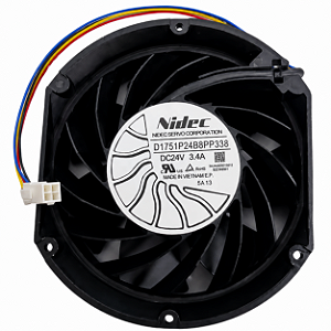 Cooler Fan Industrial D1751P24B8PP338 24V 3.4A 4 Fios 170x150x50mm