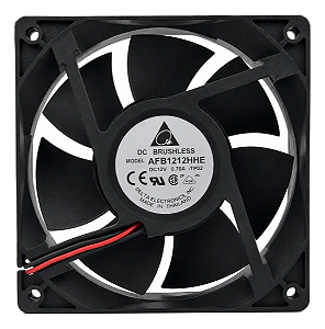 Cooler Delta Afb1212hhe 12v 0,70a 120mm 2 Fios Original C Nf