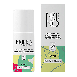 Desodorante Roll-On Natural e Vegano - Limão & Tomilho | 97,7% de Naturalidade