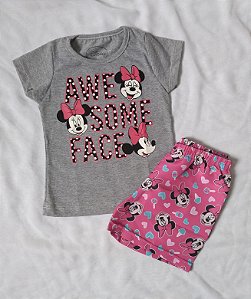 conjunto da minnie rosa