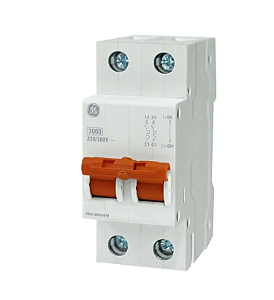 Minidisjuntor Bipolar 16a curva c 220v  5ka g32slc16 - ge