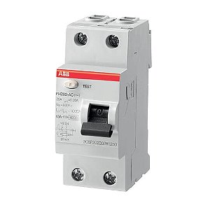 fh202 ac-25/0,03 - Interruptor diferencial dr 30ma 2 p 25a : abb