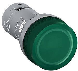 cl2-523g - Sinalizador Comando Compacto Verde 22 mm c/led Integrado 230 Vca Sinalização Visual - 1sfa619403r5232 - abb