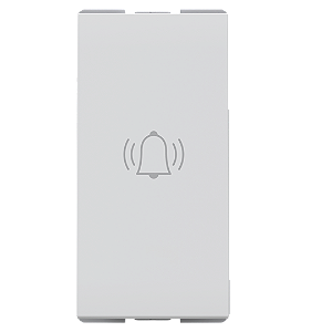 Modulo Pulsador Campainha 10a  110-250v  1 modulo branco Origen n0104 bl - abb