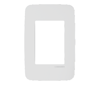 Placa 4x2  3 modulos branca Origen n0373.1 bl - abb