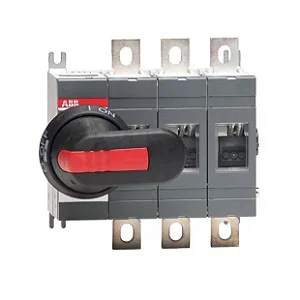 Chave Seccionadora Tripolar s/Base Fusível 690V 250A Acionamento Manual OT250E03P :1SCA022710R0100 -ABB