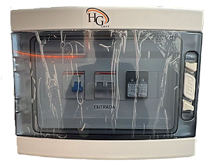 Quadro de Proteção IP 65 para carregador 7,4kw com proteção uv certificada 220v f+f  hg007 - Hg