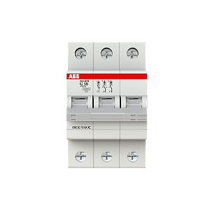 Minidisjuntor Tripolar 16a 6ka/10ka em 220v/380v Termomagnético curva c  sj203-c16 :2taz141300r0164- ABB