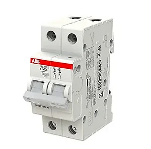Minidisjuntor Bipolar 40A 5Ka/3Ka em 220V/380V Termomagnético Curva C SJ202T-C40 :2TAZ144200R0404 -ABB