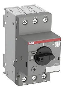Disjuntor Motor Termomagnético Ajuste 16-20A Corrente de disparo inst300A MS116-20: 1SAM250000R1013-ABB